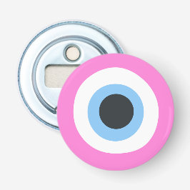 roze opener voor het boze oogflesje