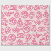 Roze opvulpapier cadeaupapier (Vlak)
