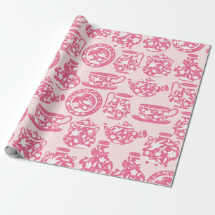 Roze opvulpapier cadeaupapier