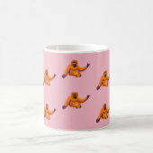  roze Orangutan mok van John Dyer (Center)