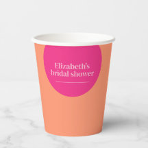 Roze & Oranje Bruidsdouche