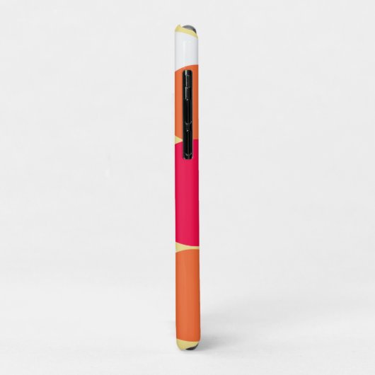 Roze, Oranje en gele pokadots Case-Mate iPhone Case (Achterkant/links)