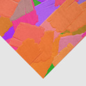 Roze, Oranje en Paarse Abstract Tissuepapier (Detail)