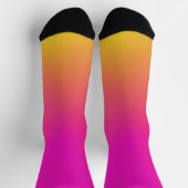 Roze Oranje Geel Ombre Sokken (Top)