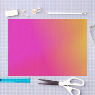 Roze Oranje gele ombre Tissuepapier