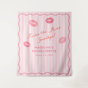 Roze Oranje Kus De Miss Bach Fotobackdrop Wandkleed