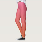 Roze - Oranje leggings van de Gradiënt (Links)