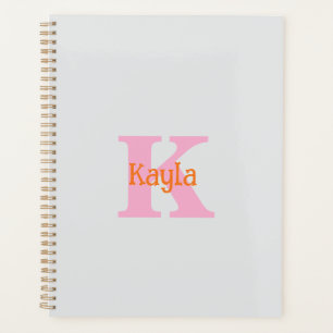 Roze Oranje Lichtgrijs Grijs Bruiloft Bridal Showe Planner