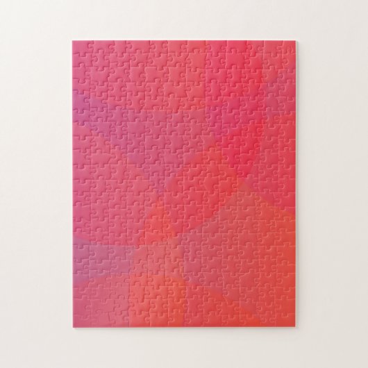 Roze, oranje, moderne, eenvoudige, coole, trendmat legpuzzel (Verticaal)