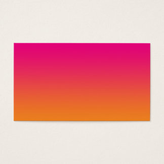 Roze & Oranje Ombre Visitekaartjes