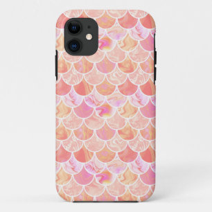 Roze oranje weegschalen iPhone 11 hoesje