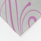 Roze Orchid Elegance Wedding Fleece Deken (Hoek)