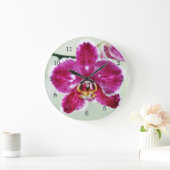 Roze Orchid Grote Klok (Huis)