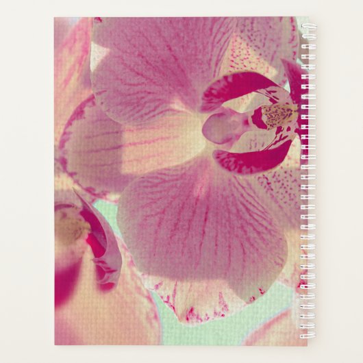 Roze Orchid Planner (Achterkant)