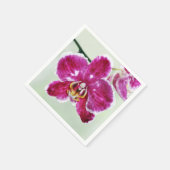 Roze Orchid Servet (Hoek)