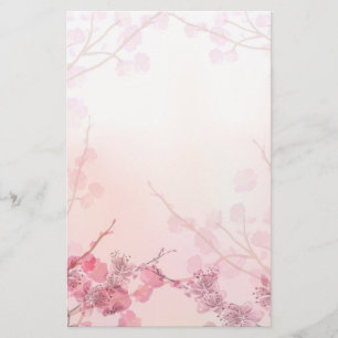 Roze Orchid Wedding Briefpapier