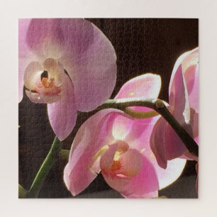 Roze Orchidee Bloemige Legpuzzel