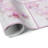Roze orchidee bloesems cadeaupapier (Rol Hoek)