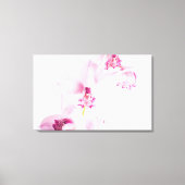 Roze orchidee canvas afdruk (Voorkant)