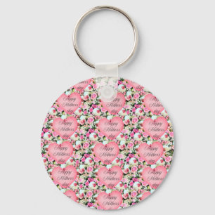 Roze Orchidee Moederdag Sleutelhanger