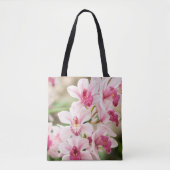 Roze Orchidee Tassen Tas Herbruikbaar (Voorkant)