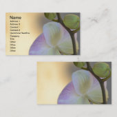 Roze orchidee Visitekaartje (Voorkant / Achterkant)