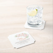 Roze Orchidee Wedding Save the Date Kartonnen Onderzetters (Insitu)