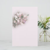 Roze orchideeën 1 briefpapier (Staand voorkant)