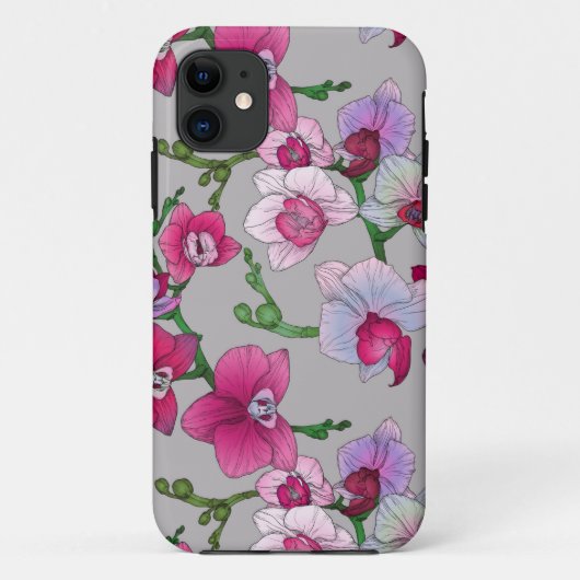 Roze orchideeën in Bloom Case-Mate iPhone Case (Achterkant)