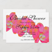 Roze orchideeën kaart (Voorkant / Achterkant)