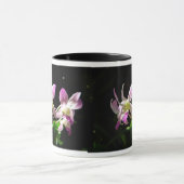 Roze orchideeën mok (Midden)