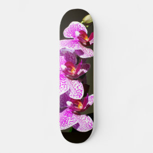 Roze orchideeën skateboard