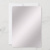 Roze Ornamental Wedding Invitation Kaart (Achterkant)