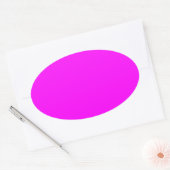 Roze Ovale Sticker (Envelop)
