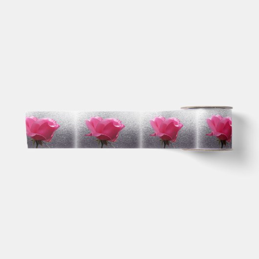 roze over grijs lint (Voorkant)