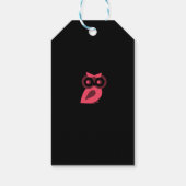 Roze Owl Gift Labels Cadeaulabel (Achterkant)