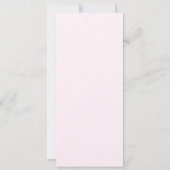 Roze Owl Sonogram Baby shower Kaart (Achterkant)