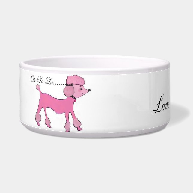 Roze paardenpet Bowl Voerbakje (Links)