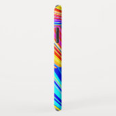 Roze Paars Blauw Geel Grafisch Patroon Case-Mate iPhone Case (Achterkant/rechts)