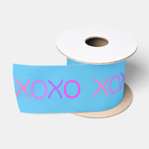 Roze, paars en lavender Xoxo mooi blauw Lint