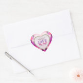 Roze Paars Fancy sparen de Stickers van het Begin  (Envelop)