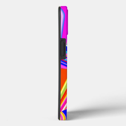 Roze Paars Geel Blauw Trendy Abstract Case-Mate iPhone Case (Achterkant / Rechts)