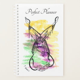 Roze Paars Groen Fantastisch Ketting Planner