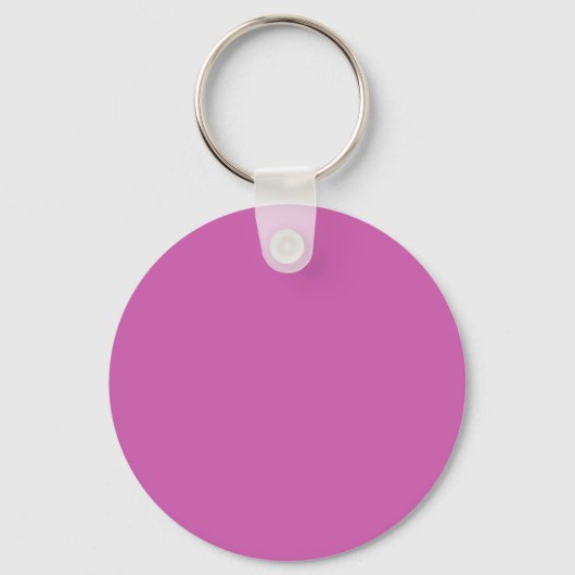 Roze paars (vaste kleur) sleutelhanger (Voorkant)