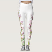 Roze paarse beren leggings beademing (Voorkant)