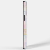 Roze Paarse Bleke groene Waterverf Faux Glitter Case-Mate iPhone Case (Achterkant / Rechts)