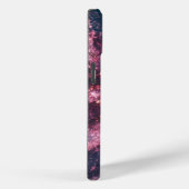 Roze Paarse chique kunst Case-Mate iPhone Case (Achterkant / Rechts)