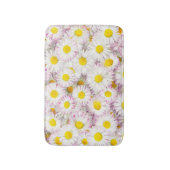 Roze Paarse Daisy Flower Pattern Badmat (Voorkant Verticaal)