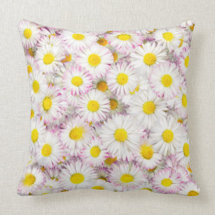 Roze Paarse Daisy Flower Pattern Kussen