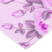 roze paarse elegant floranje tafelkleed (Gekanteld)